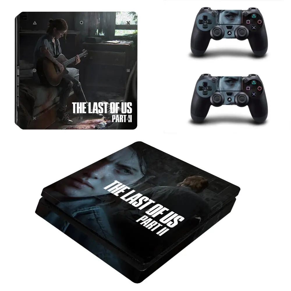 Наклейка The Last of Us Part 2 PS4 Slim Skin для консоли Sony PlayStation 4 и контроллера Dualshock |