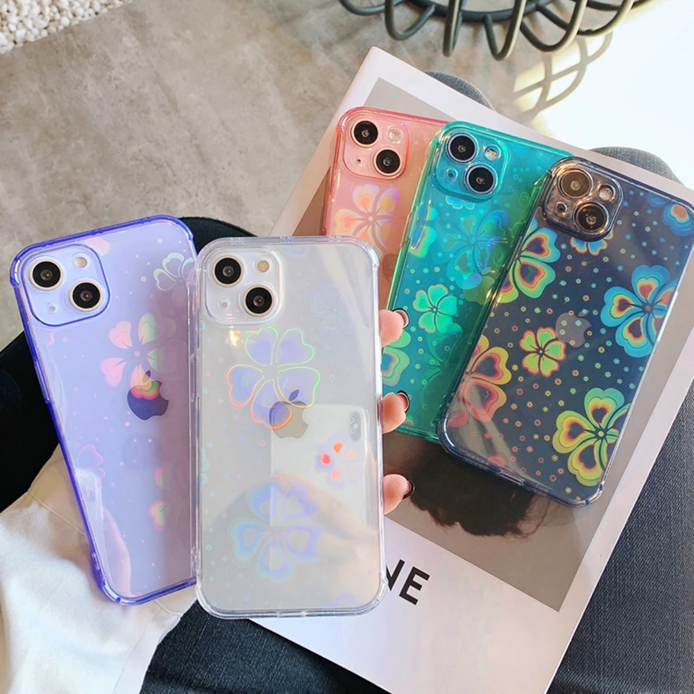 Мягкий Прозрачный 3D чехол из ТПУ для iphone 13 12 11 Pro 7 8 Plus X XS XR MAX SE 2 | Мобильные