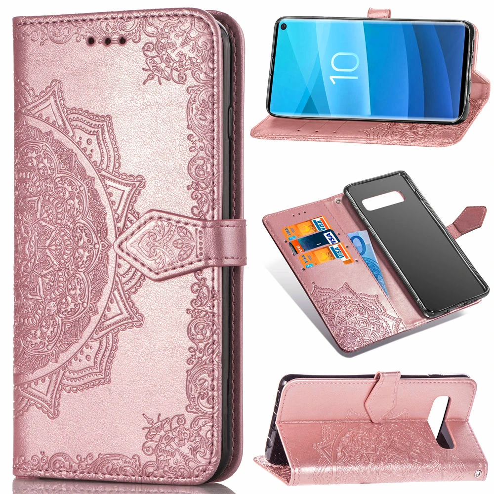 3D цветок кожаный чехол для samsung Galaxy A50 A30 A20 A10 S10 S9 S8 Примечание 10 J3 J5 J7 J1 A6 A7 J6 J4 плюс