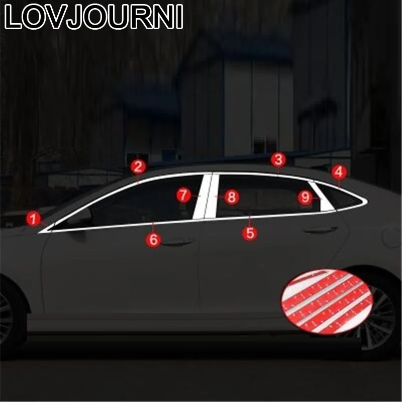 Оконные Внешние Декоративные Хромированные автомобильные аксессуары для