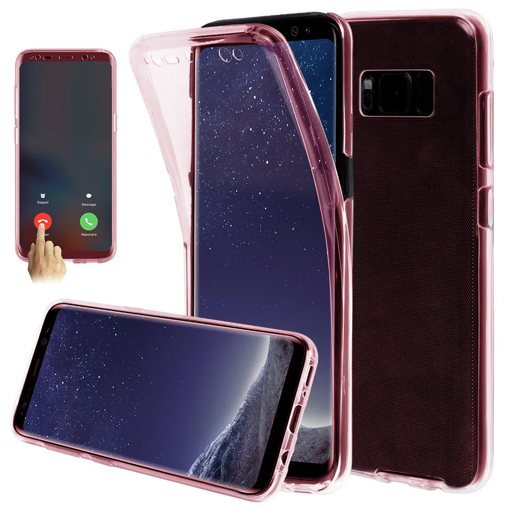 Чехол из мягкого ТПУ с полным покрытием 360 градусов для Samsung Galaxy A3 A5 A7 J3 J5 J7 2016 2017 Prime