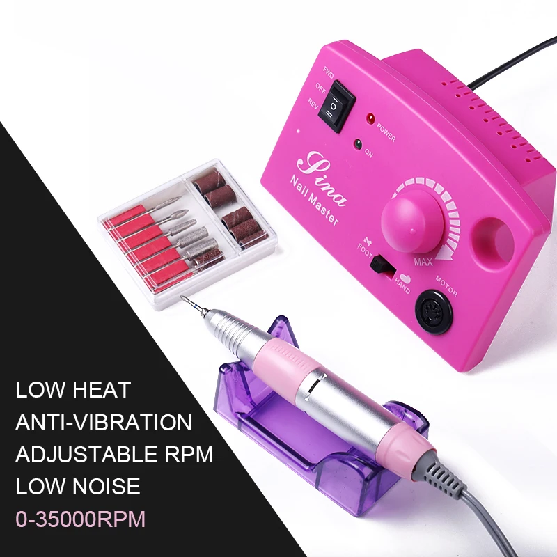 1 шт. профессиональная электрическая дрель для ногтей буферная пилка
