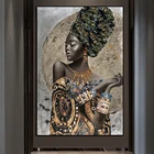 Лидер продаж 5D Алмазная мозаика сделай сам африканская черная женщина граффити искусство Алмазная вышивка, портрет девушка