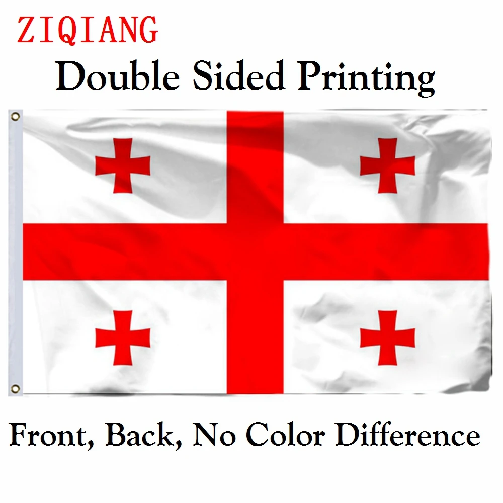 

Georgia 2004 Flag 3x5ft Polyester Flying Size 90x150cm Custom High Quality Double Sided Printing Banner