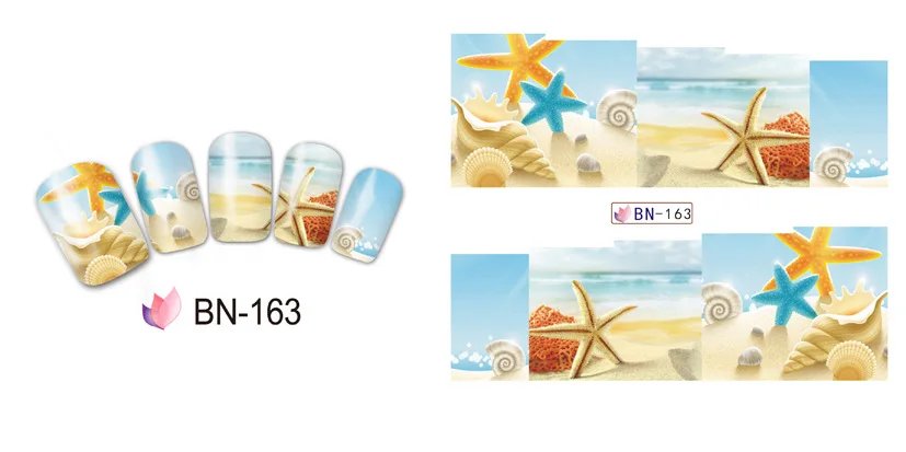 Наклейка для водяного переноса изображения на ноготь Цвет в виде рыбьей чешуи