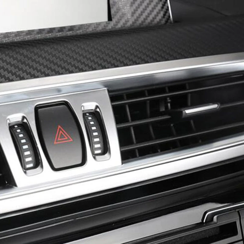Аксессуары для BMW X1 F48 2016 2018 ABS матовая хромированная консоль кондиционер