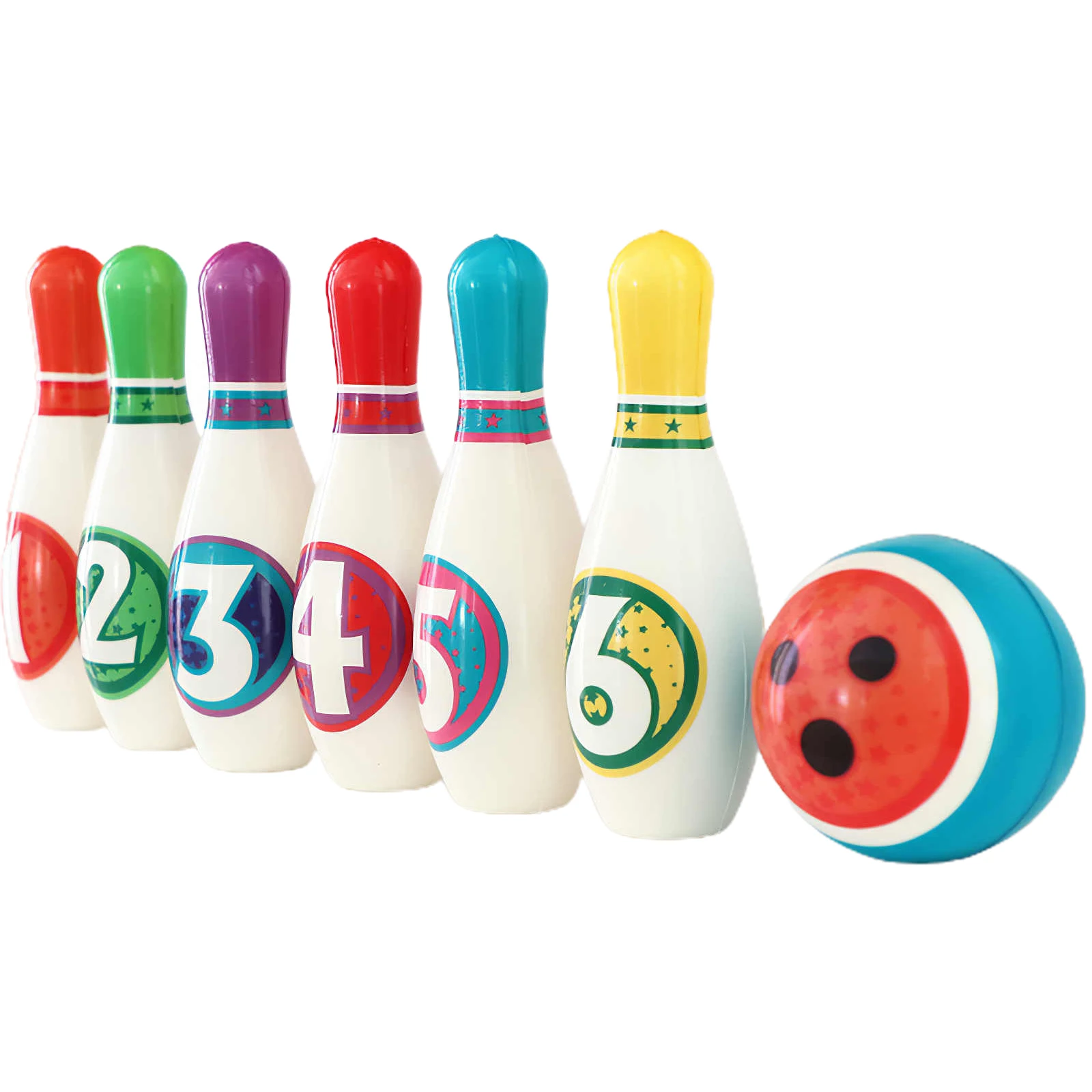 

Mini Desktop Bowling Game Toy Set Fun Parent-Child Interactive Table Games Children Bowling Toys With Colors And Numbers Game