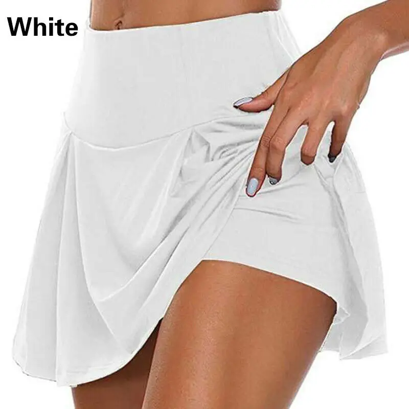

Women High Waist Mini Party Skater Skirt A Line Dress Pleated Skirt Knee Length