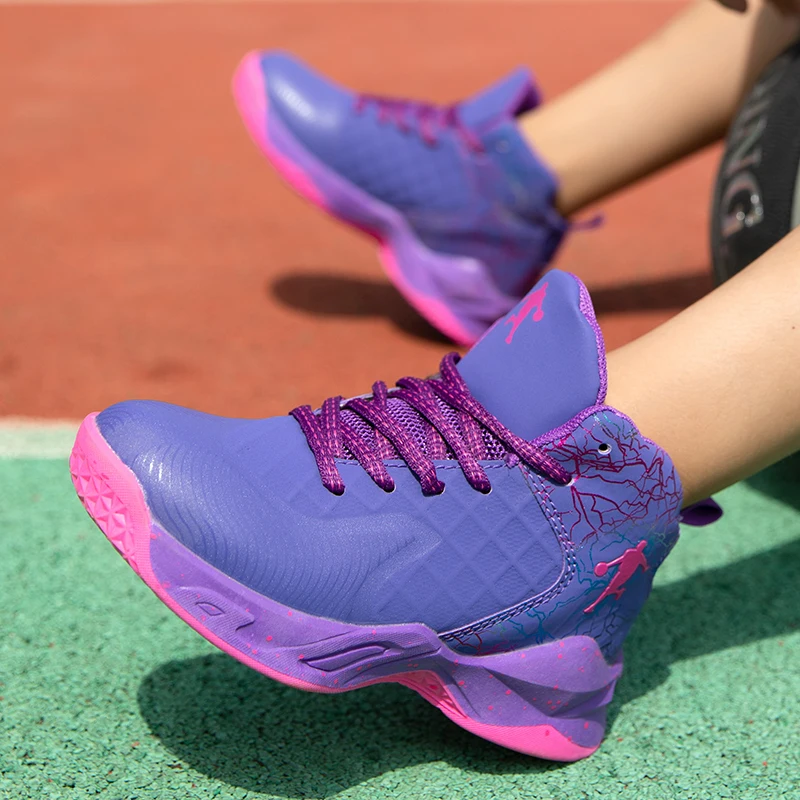 Basketball Boys Sneakers Children Shoes For Kids Girls Casual Running Trainers Footwear Lace-up Outdoor Fashion | Детская одежда и