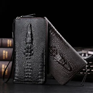 men wallets high quality clutch leather purse card holder male purse zipper large capacity phone bag new wallet for men carteira free global shipping