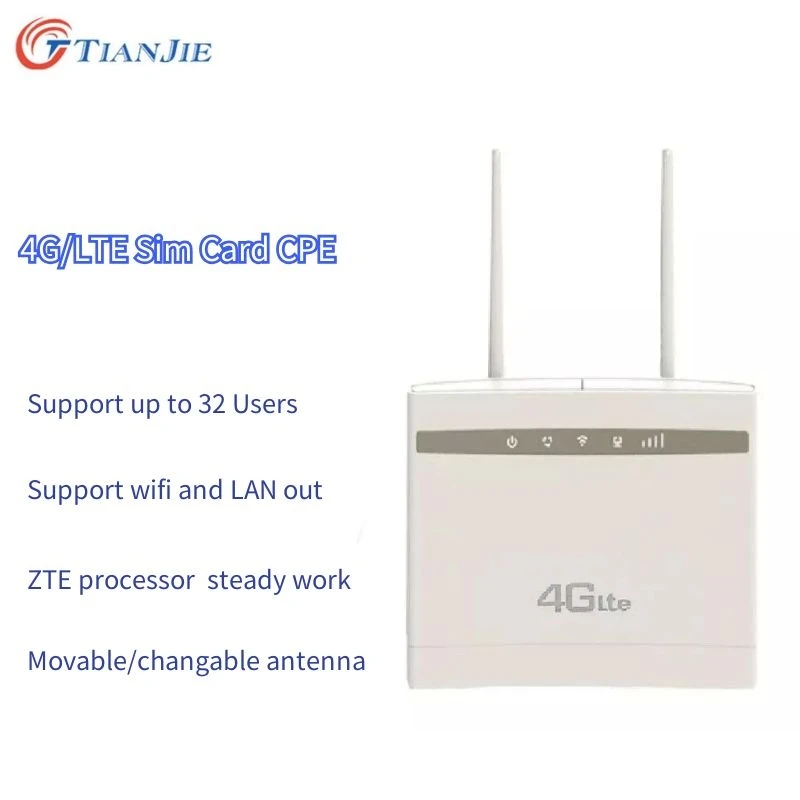 Wi Fi роутер TIANJIE 4G 300 Мбит/с LTE FDD TDD CPE|3G/4G роутеры| |