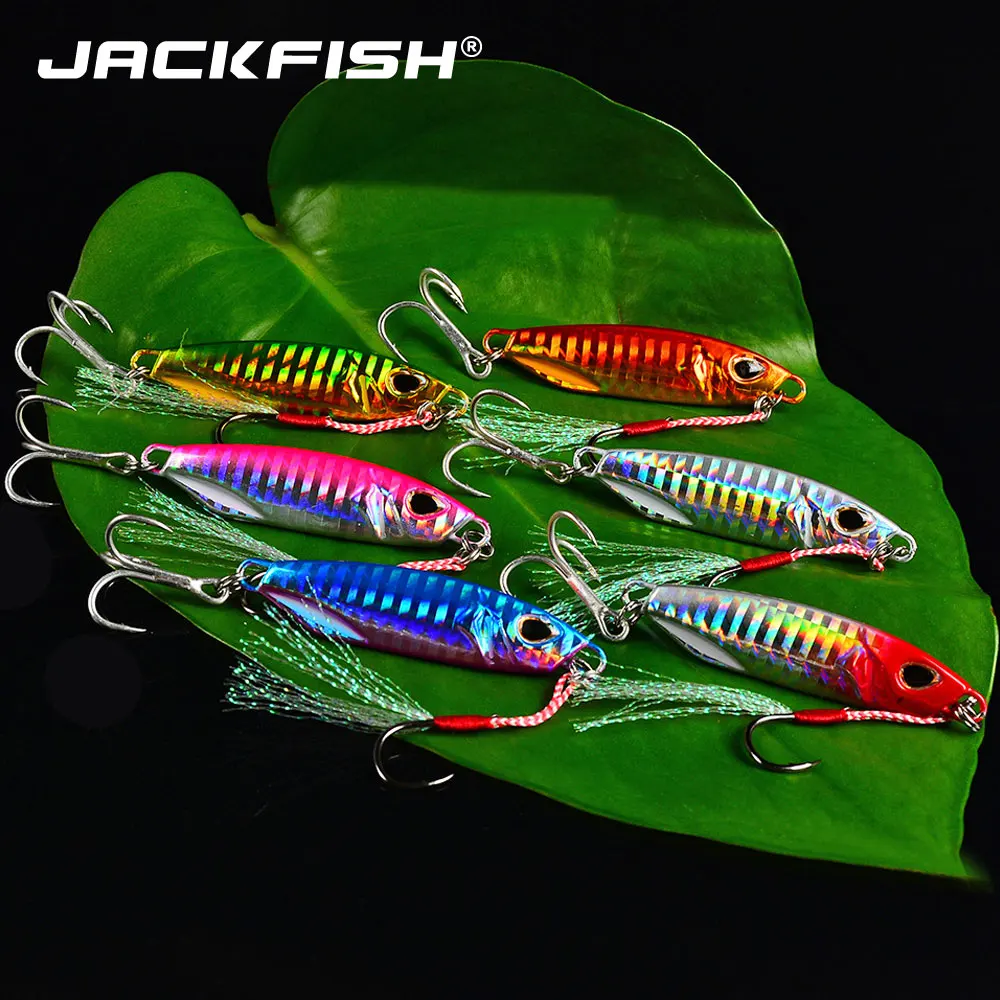 JACKFISH New Metal Cast Jig Spoon 15G 30G Shore Casting Jigging Lead Fish Sea Bass Fishing Lure Artificial Bait Tackle | Спорт и