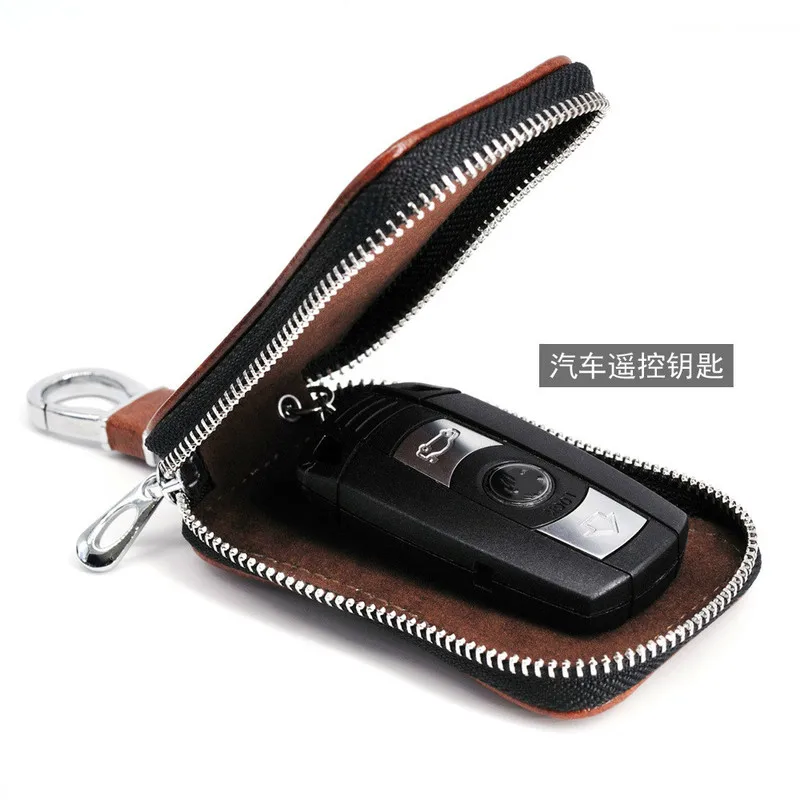 Брелок для ключей из высококачественной воловьей натуральной кожи цепочка