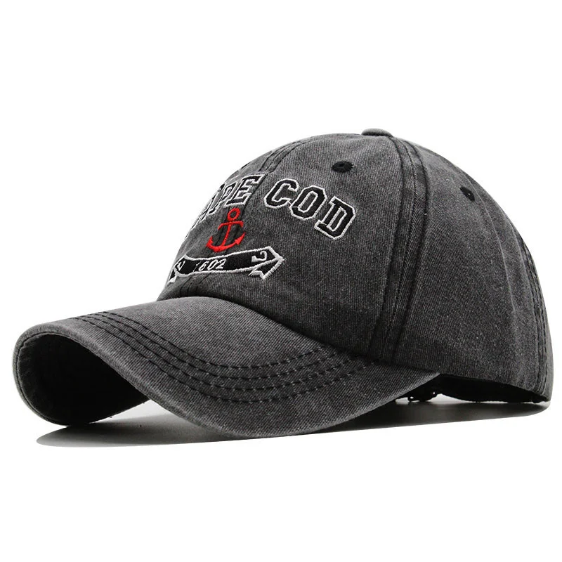 

New Washed Cotton Baseball Caps For Men Snapback Embroidery Casual Cap Casquette Dad Hat Hip Hop hats for women