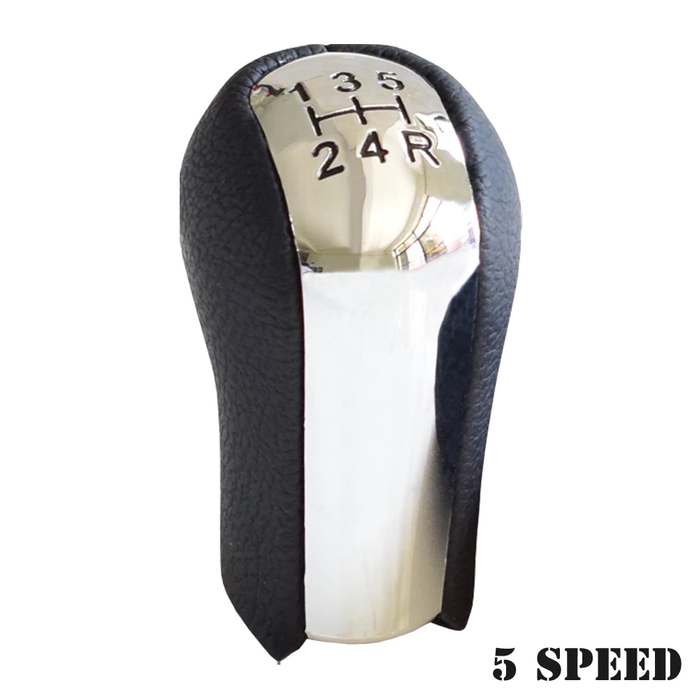 Хромированный рычаг переключения передач на 5/6 скоростей ремень рычага чехол для