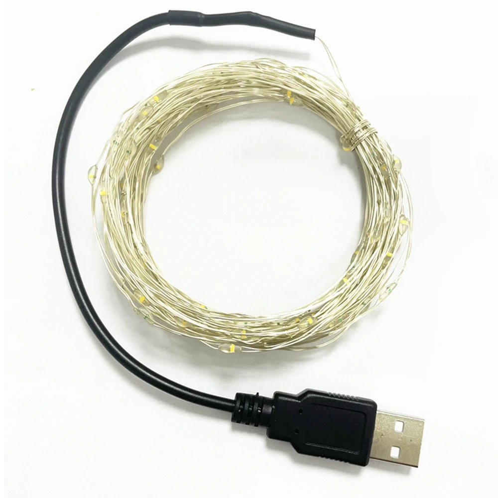 Светодиодная гирлянда из медного провода 5 В USB|Светодиодная лента| |