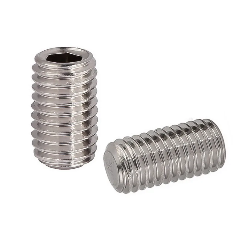 40 шт. M3/4/5/6 мм Метрическая резьба из нержавеющей стали без головок шестигранные