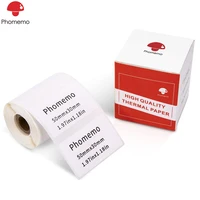 phomemo multi purpose square self adhesive label paper for phomemo m110m200 label printer paper roll