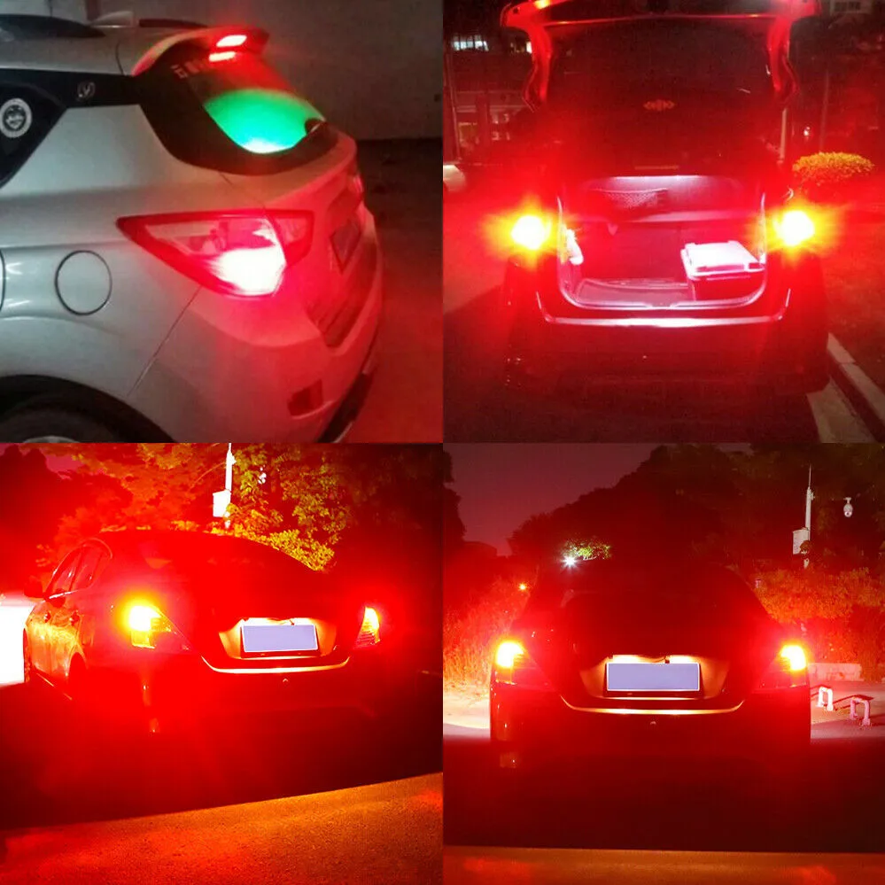 

Tail COB LED Light Bulb Aluminum Brake Car DC/AC 12V-24V Lamp Light Red