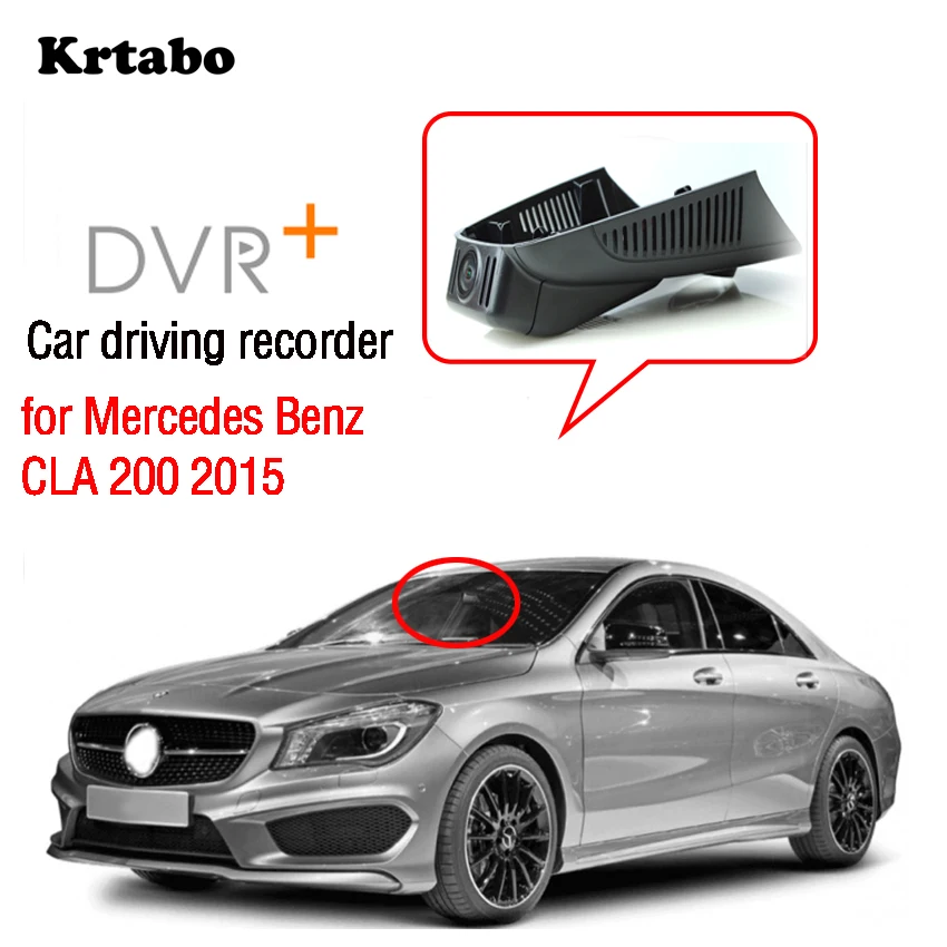 

Car Wifi Mini DVR Driving Video Recorder Dash Cam For Mercedes Benz CLA200 2015 2016 2017 Novatek 96658 HD CCD