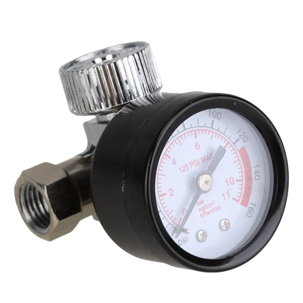 

Клапан регулятора воздуха с манометром 0-160psi циферблат 1/4"