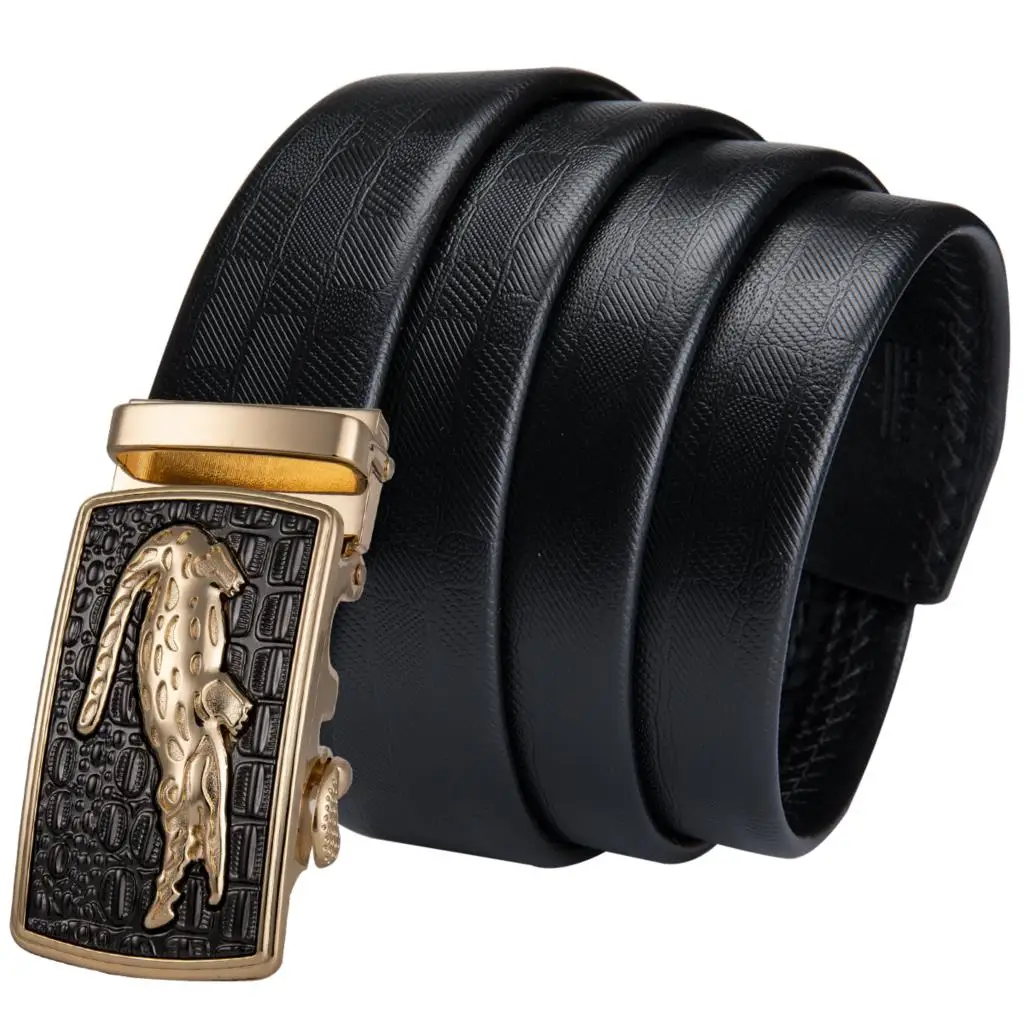 Ремень кожаный мужской с автоматической пряжкой трещоткой 160 см|Мужские ремни| |