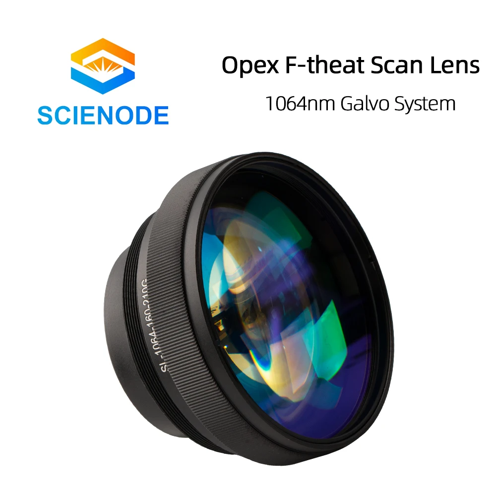 

Scienode Opex F-theta Lens Field Lens 1064nm 70x70-360x360mm F100-500nm for 1064nm YAG Optical Fiber Laser Marking Machine Parts