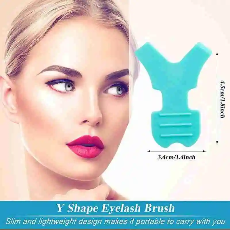 

Y-shaped eyelash brushes eyelashes Planting grafting extension supplies lashes aids For eyelash tablet Tools accessories Ma Z4M3