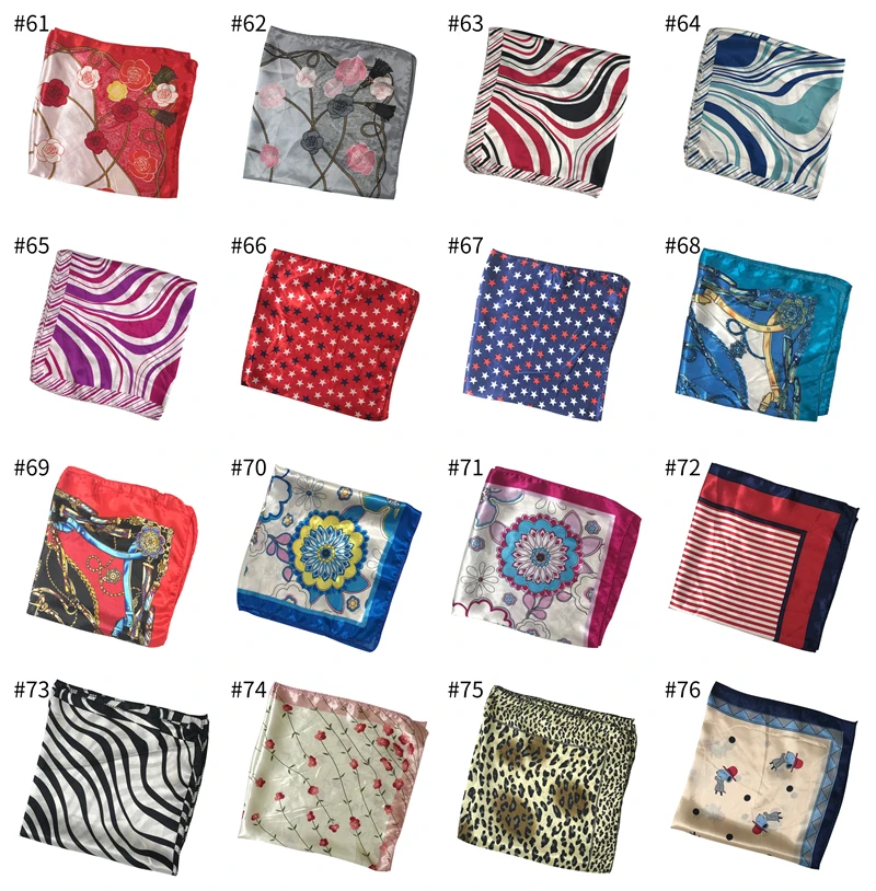 2020 новый модный шарф квадратный галстук атласный маленький шелковый кольцо