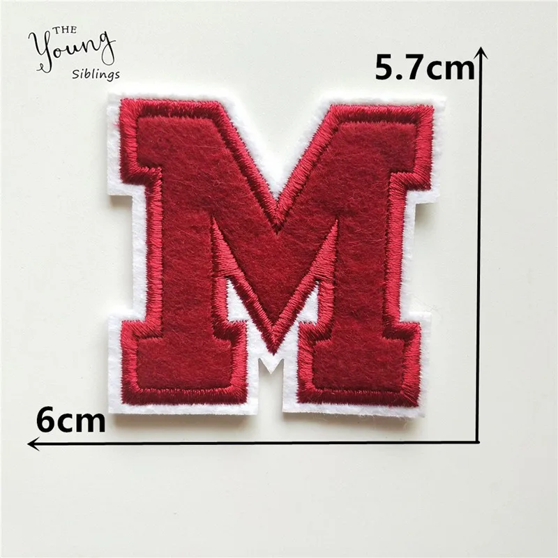 10 шт. в продаже высококачественные Мультяшные красные буквы термоплавкий клей