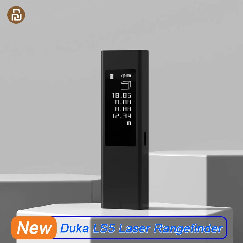 Дальномер лазерный DUKA LS5 с сенсорным OLED экраном высокоточный измеритель