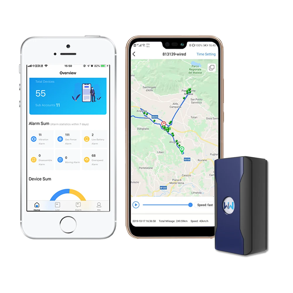 

Беспроводной GPS трекер Сильный магнитный аккумулятор 4200 мАч длительное позиционирование в режиме ожидания с отслеживанием программного об...