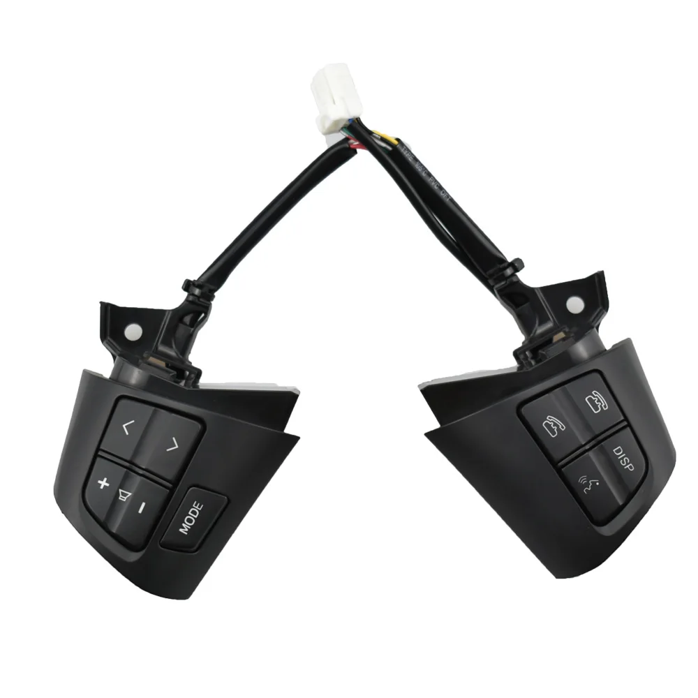 

НОВОЕ для TOYOTA COROLLA 84250-02230 8425002230 Кнопка управления звуком на рулевом колесе серебристо-черного цвета 2010-2013