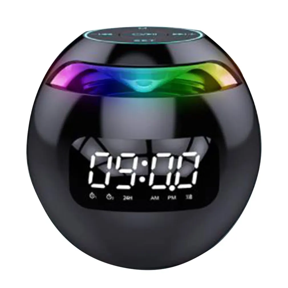 

Wireless Speaker New Ball Wireless Alarm Clock Portable Mini Low Cannon Card Radio Small Speaker Mobile Phone Audio