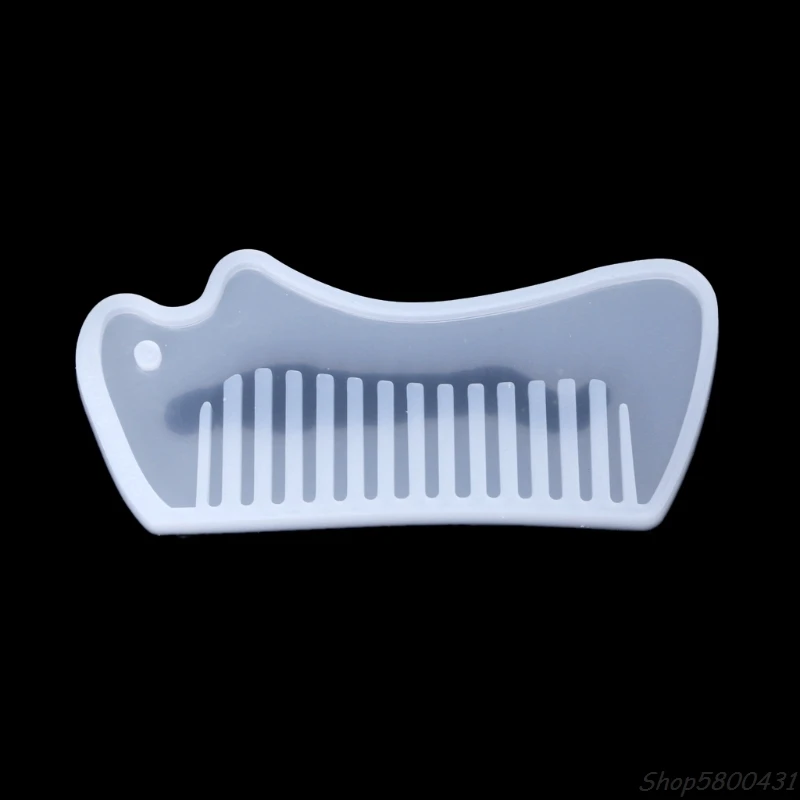 

3D Transparent Silicone Comb Mold Epoxy Resin Molds For DIY Jewelry Making Tools S29 20 dropshipping