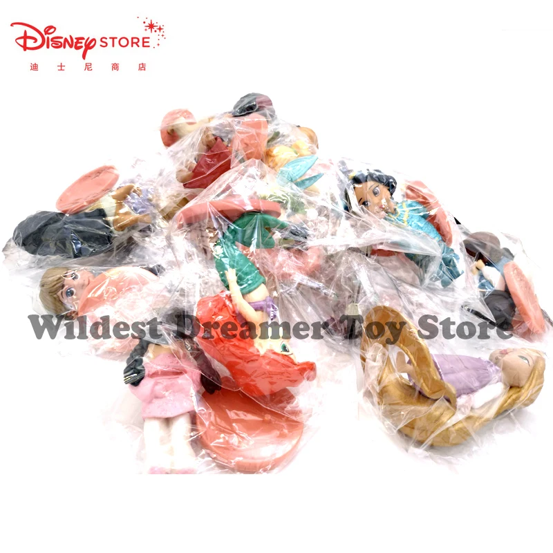 20PcsDisney принцесса фигурки игрушки Рапунцель Белоснежка Золушки Белоснежки фея