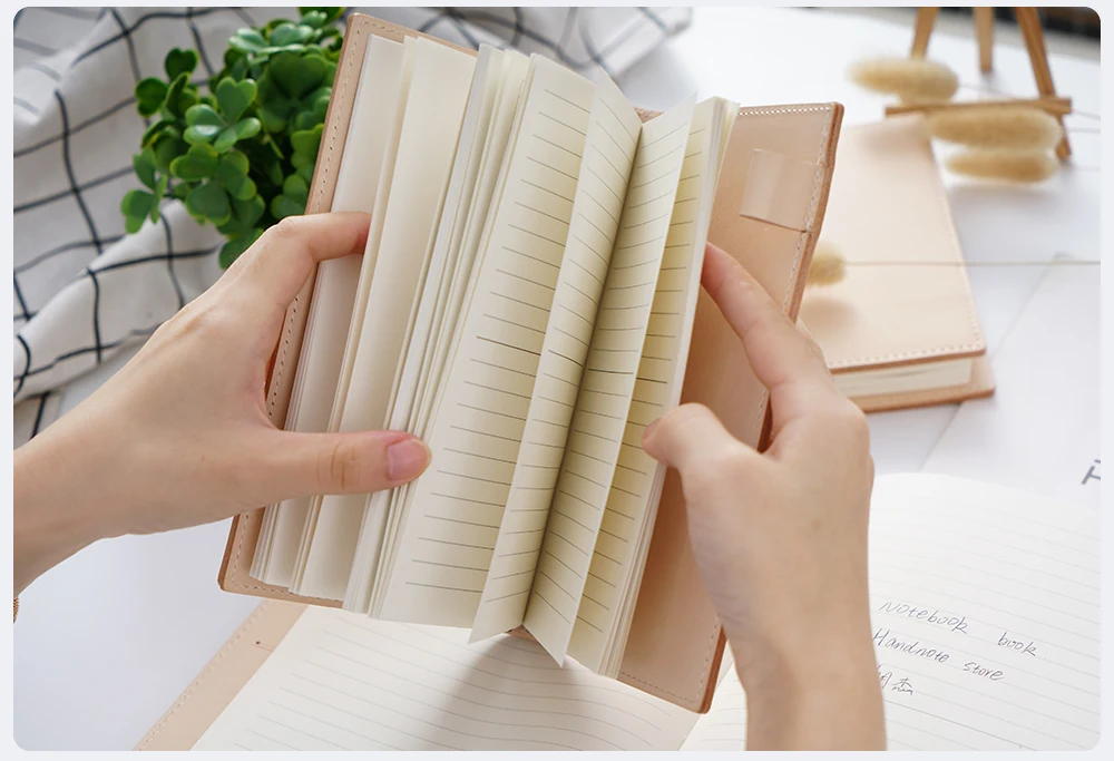Натуральная кожа блокнот планировщик обложка книги A5 B6 A6 для MD дневник Bullet Journal Рисование Sketchbook