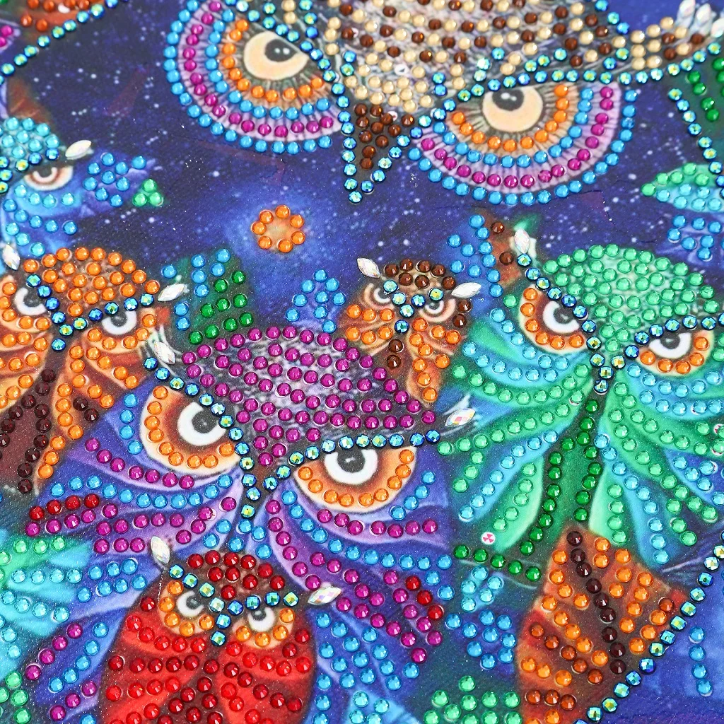 

5D DIY Special-shaped Diamond Painting owl Diamond Embroidery Diamond mosaic Animals Colorful Cross stitch kits home decoration
