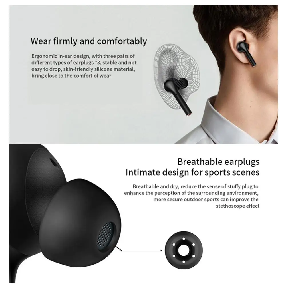 TWS-стереонаушники J3 PRO с поддержкой Bluetooth 5 2 и сенсорным управлением | Электроника