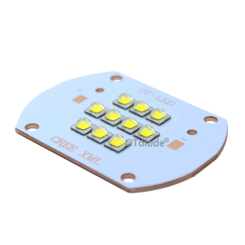 CREE XLamp XM-L XML2 SMD5050 Led Emitter Light Beads High Power 100W Warm Cold White Red Green Blue Pink Bead Bulb COB Lamp - купить по