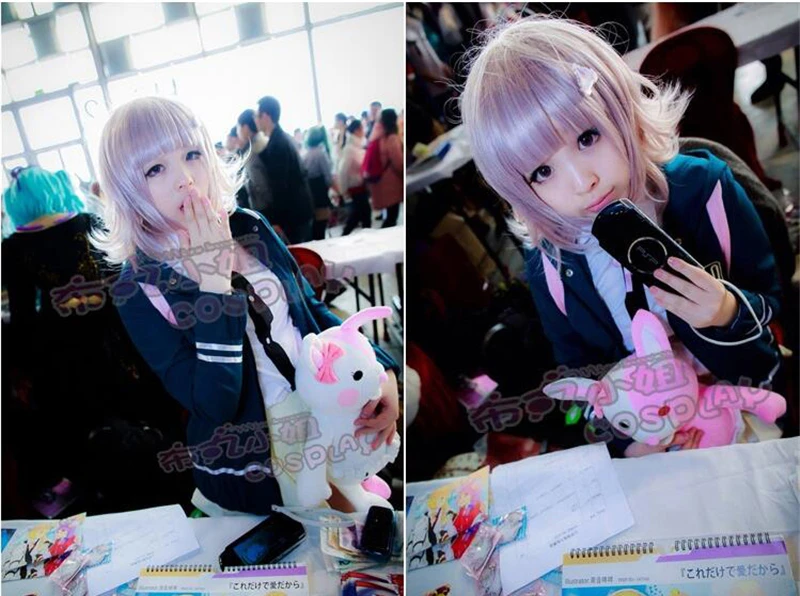 1 шт. милая плюшевая кукла Danganronpa: Trigger Happy Havoc аниме розовый мономи кролик
