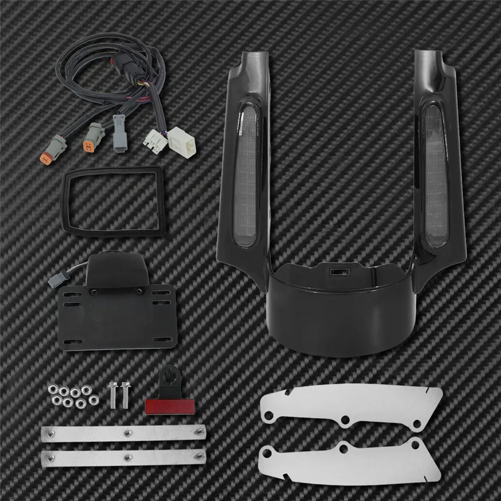 Удлинитель для заднего крыла мотоцикла светодиодный фсветильник поворота Harley