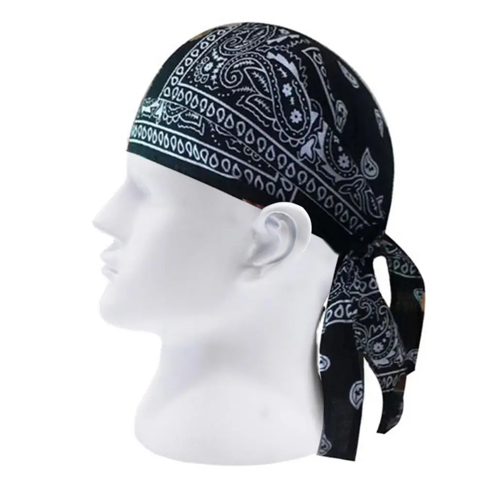 

Adult Men Paisley Print Motorcycle Wrap Biker Hat Bandana Headscarf Skull Cap Hat Bandana Headscarf Skull Cap Hat Bandana