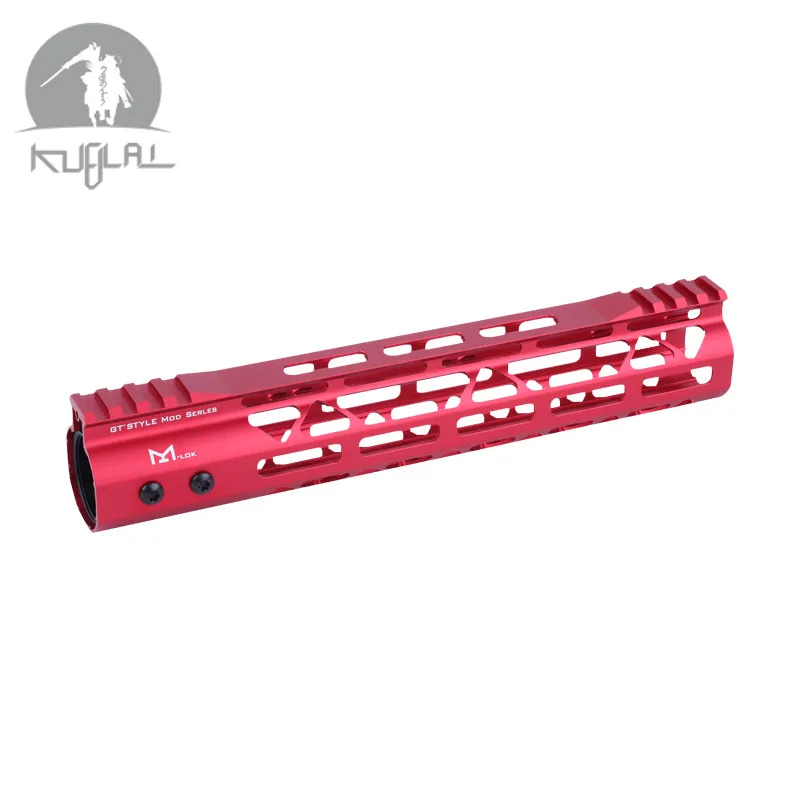 Тактический Черный Красный Handguard гель бластер M-LOK10 12 15 дюймов Тонкий свободный поплавок Handguard Пикатинни кронштейн для AEG