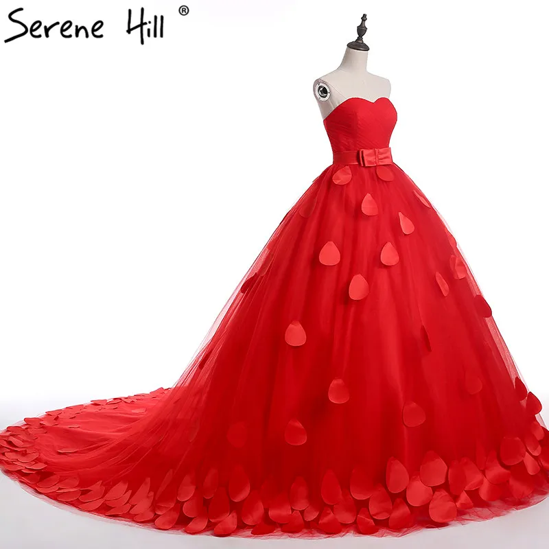 В наличии платье королевская фотография красные Новые цветочные лепестки для