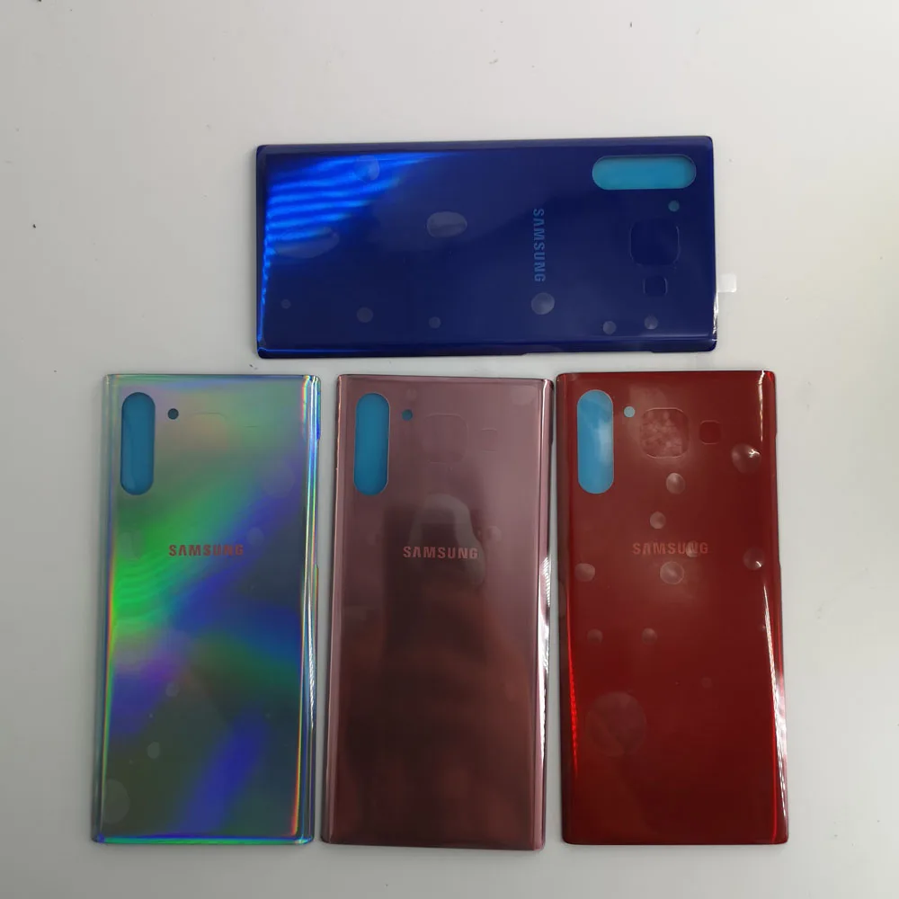 Задняя крышка аккумуляторного отсека 3D стеклянный корпус чехол для Samsung Galaxy Note10