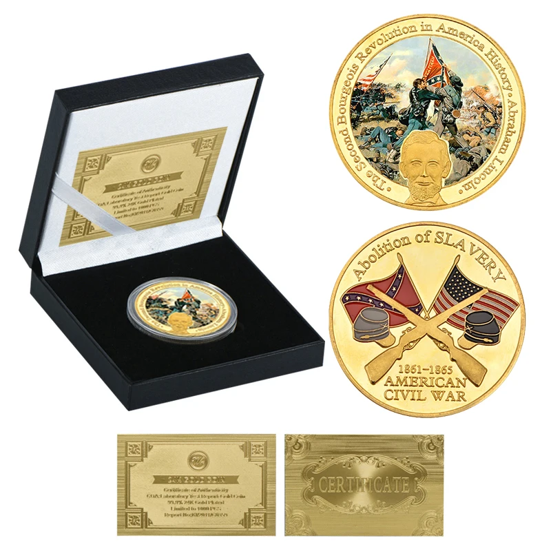 coin1 with box WR американская военная война Золотой коллекционный набор монет военный сувенир монетница армейский вызов монеты медаль подарок пункт дропшиппинг - Цвет: coin1 with box