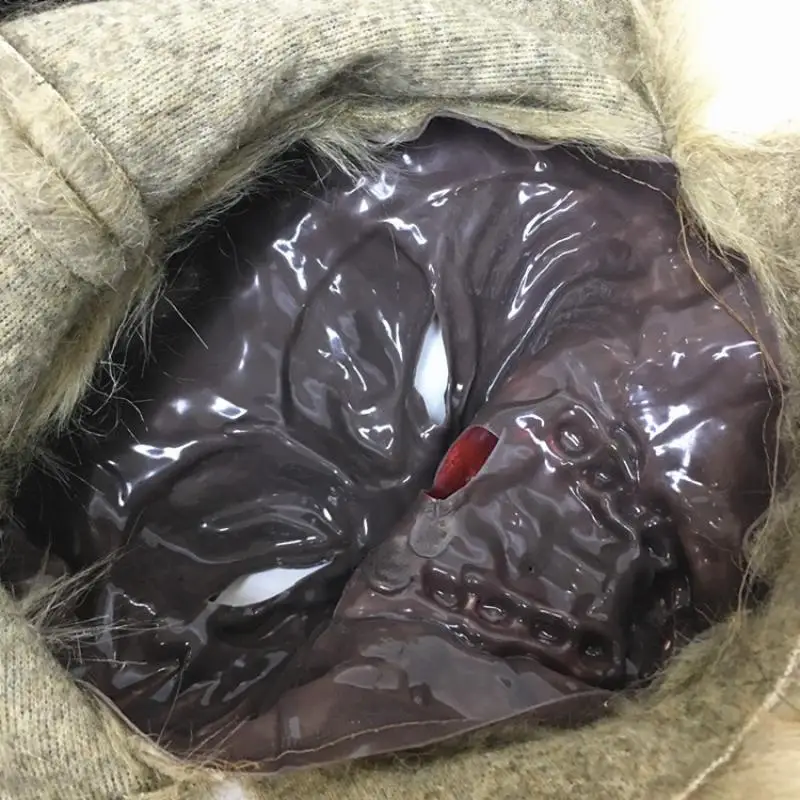 Маска Перчатка из ПВХ с принтом оборотенок|Маски для вечеринки| |