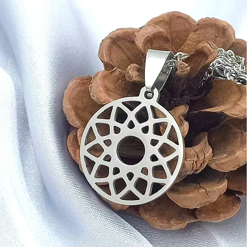 Простые Ювелирные изделия из нержавеющей стали серебряного цвета маленькая