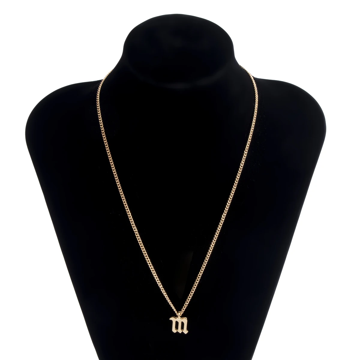 

IngeSight.Z 26 Alphabet A-Z Letter Pendant Necklace Simple Minimalist Initial Collar Necklaces Collier for Women Jewelry Gifts